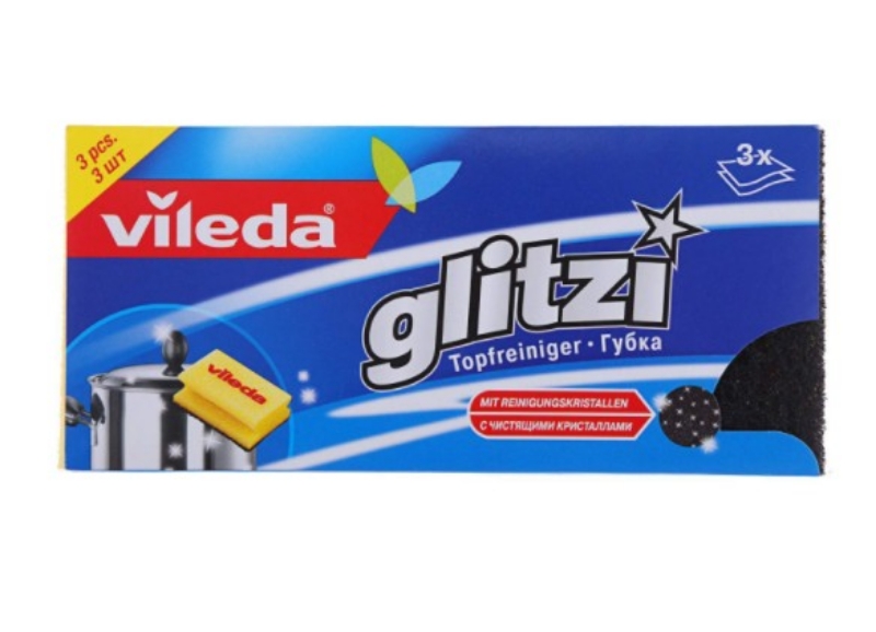 Gobica glitzi Vileda črna 3/1