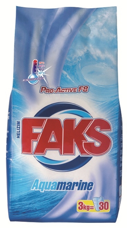 Detergent 3kg Faks Aquamarin