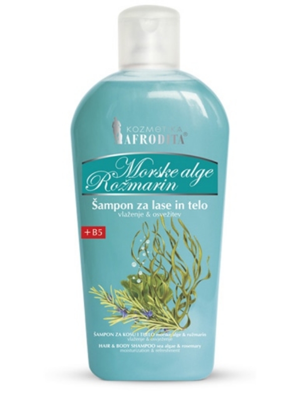 Šampon 1L za lase in telo Morske alge