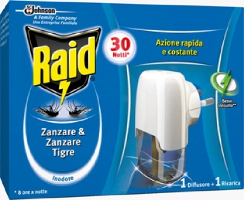 Raid proti insektom -el.aparat