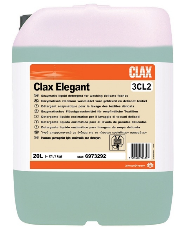 Clax 3CL2 elegant 20L-tekoče pralno sredstvo fino