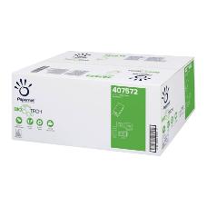 Brisače V bele Biotech 2-sl 210x15/1 Ecolabel Papernet