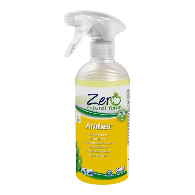 Razmaščevalec Amber ZERO ECOLABEL, 500 ml z razpršilko, SUTTER