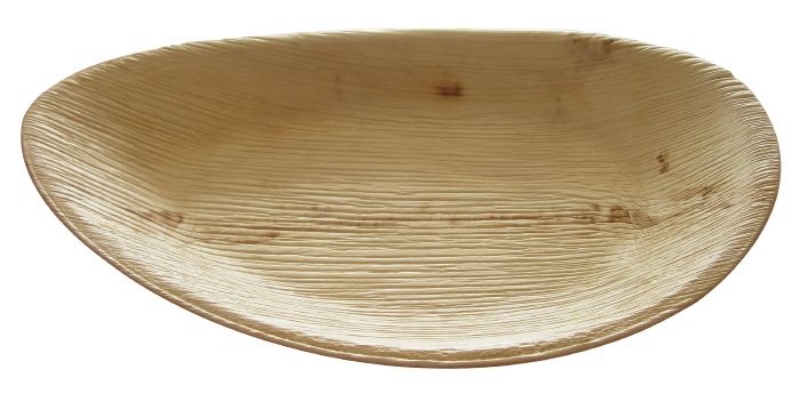 Krožnik iz palmovih listov L, ovalen