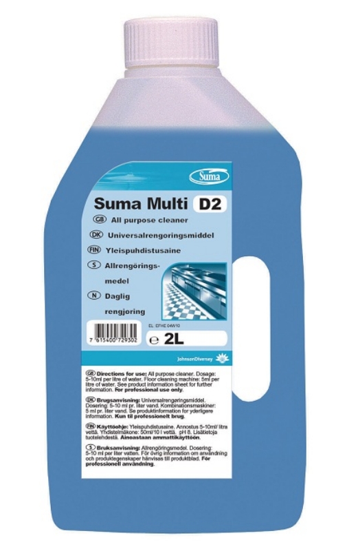 Čistilo za čiščenje površin 6x2L Suma D2 Multi, DIVERSY