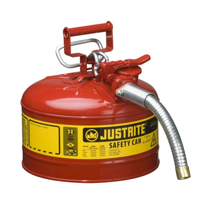 Varnostna posoda AccuFlow Tip II, 9,5 L, rdeča, JUSTRITE
