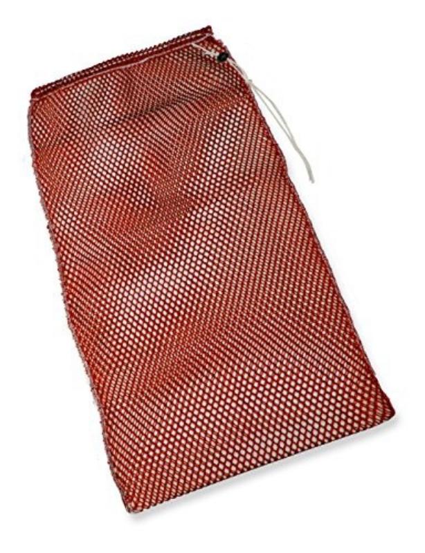 Vreča za pranje 70L 60x80cm rdeča