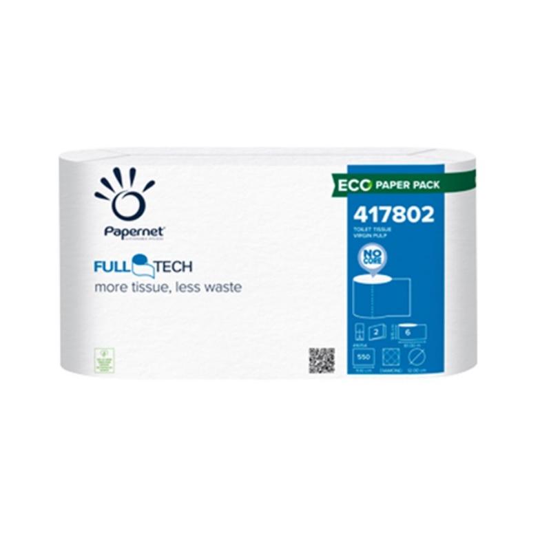 WC papir Full Tech coreless 2-sl 7x6/1 Ecolabel