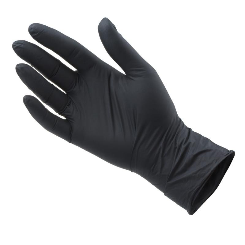 Rokavice nitril S 100/1 Semperguard Style črne, brez pudra