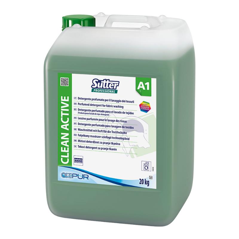 Tekoči detergent za pranje Clean Active  20L, Sutter