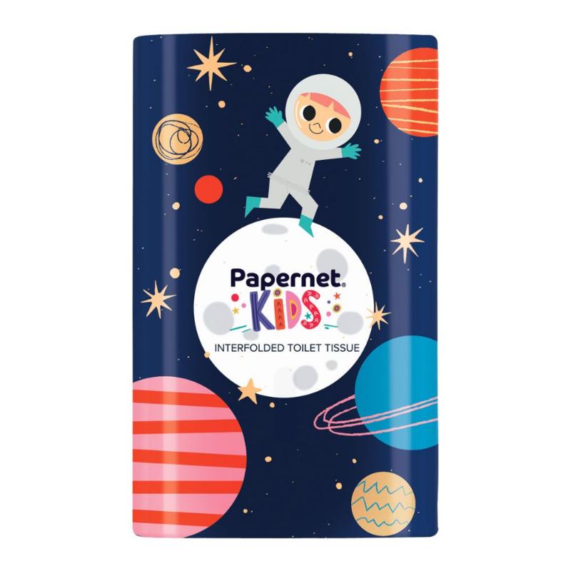 Podajalnik WC papirja v lističih Kids Space, Papernet